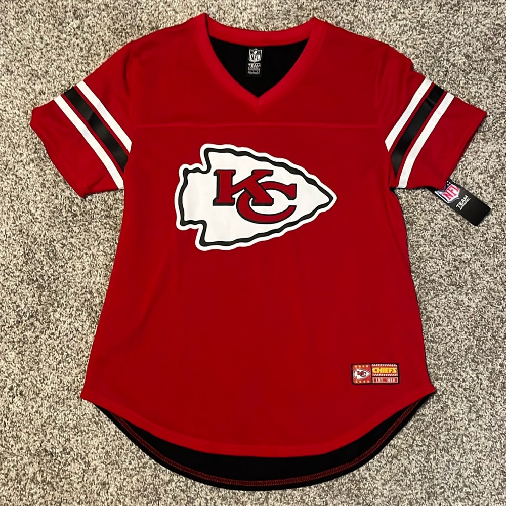 NWT Womens Kansas City Chiefs Jersey Top - Size Large